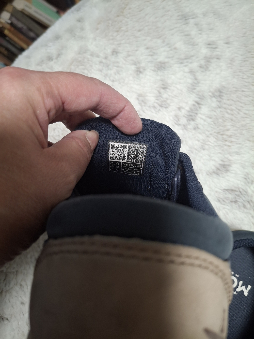 Women's Navy and Brown Casual Sneakers